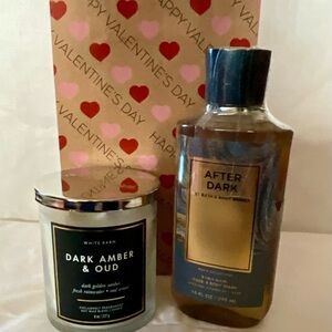 After Dark Body Wash & Dark Amber & Oud Candle